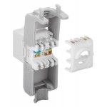GOOBAY Keystone module RJ45 CAT 6A 90867, UTP, λευκό GOOBAY Keystone module RJ45 CAT 6A 90867, UTP, λευκό