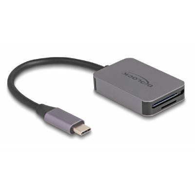 DELOCK card reader 91009 για SD & micro SD, USB-C, 5 Gbps, γκρι DELOCK card reader 91009 για SD & micro SD, USB-C, 5 Gbps, γκρι