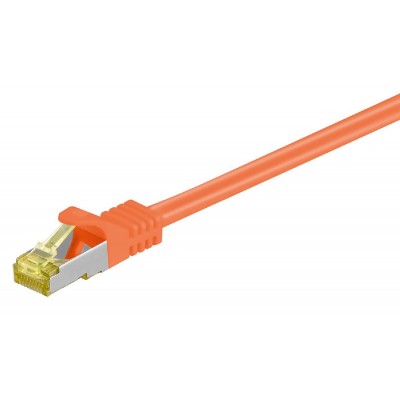 GOOBAY καλώδιο S/FTP CAT 7 91570, AWG 26/7, copper, 0.25m, πορτοκαλί GOOBAY καλώδιο S/FTP CAT 7 91570, AWG 26/7, copper, 0.25m, πορτοκαλί
