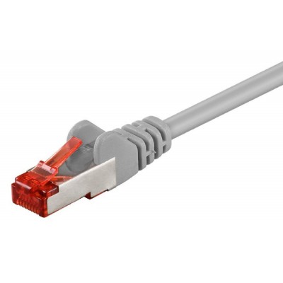 GOOBAY καλώδιο δικτύου 92455, CAT 6 S/FTP, copper, 250MHz, 0.15m, γκρι GOOBAY καλώδιο δικτύου 92455, CAT 6 S/FTP, copper, 250MHz, 0.15m, γκρι