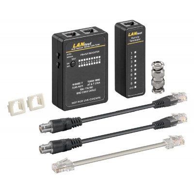 GOOBAY tester δικτύου 93010 με θήκη, CAT 5/6 & ISDN, RJ11/RJ12/RJ45 GOOBAY tester δικτύου 93010 με θήκη, CAT 5/6 & ISDN, RJ11/RJ12/RJ45