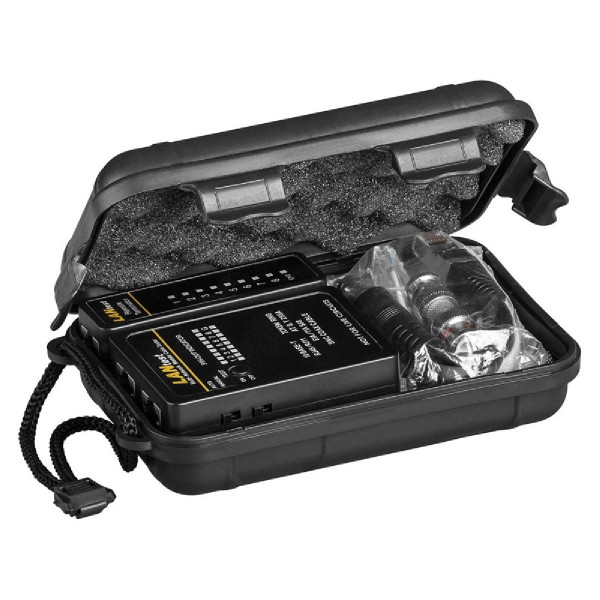 GOOBAY tester δικτύου 93010 με θήκη, CAT 5/6 & ISDN, RJ11/RJ12/RJ45 GOOBAY tester δικτύου 93010 με θήκη, CAT 5/6 & ISDN, RJ11/RJ12/RJ45