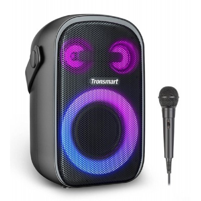 TRONSMART φορητό ηχείο Halo 110 με μικρόφωνο, 60W, 12000mAh, LED, μαύρο TRONSMART φορητό ηχείο Halo 110 με μικρόφωνο, 60W, 12000mAh, LED, μαύρο
