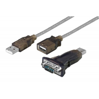 GOOBAY αντάπτορας USB σε RS-232 93128 με καλώδιο USB, 1.5m, διάφανο GOOBAY αντάπτορας USB σε RS-232 93128 με καλώδιο USB, 1.5m, διάφανο
