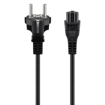 GOOBAY καλώδιο τροφοδοσίας 93586, 0.75mm², 1.8m, μαύρο GOOBAY καλώδιο τροφοδοσίας 93586, 0.75mm², 1.8m, μαύρο