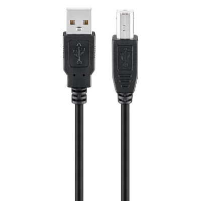 GOOBAY καλώδιο USB 2.0 σε USB Type B 93596, 1.8m, μαύρο GOOBAY καλώδιο USB 2.0 σε USB Type B 93596, 1.8m, μαύρο
