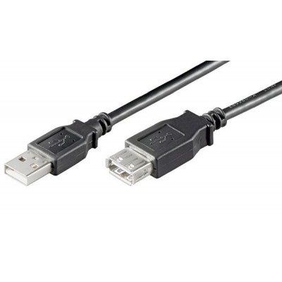 GOOBAY Καλώδιο προέκταση USB 2.0 Α σε F σε χρώμα Black - 1.8M GOOBAY Καλώδιο προέκταση USB 2.0 Α σε F σε χρώμα Black - 1.8M