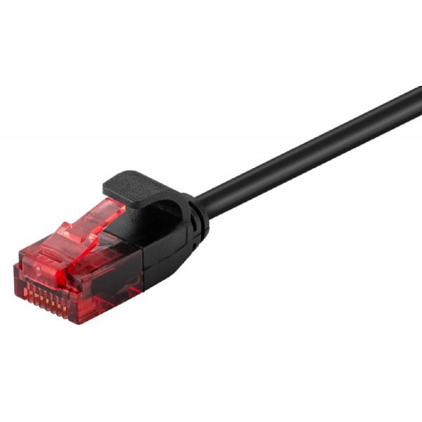 GOOBAY καλώδιο U/UTP CAT6 93713, slim, AWG 30/7, copper, 0.5m, μαύρο GOOBAY καλώδιο U/UTP CAT6 93713, slim, AWG 30/7, copper, 0.5m, μαύρο