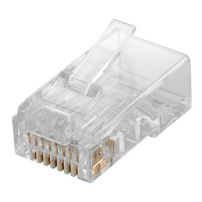 GOOBAY βύσμα RJ45 93828, CAT 6 UTP, διάφανο, 10τμχ GOOBAY βύσμα RJ45 93828, CAT 6 UTP, διάφανο, 10τμχ
