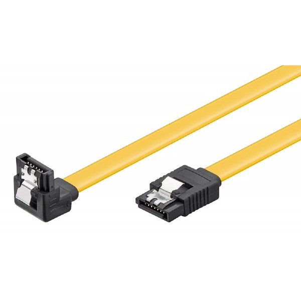 GOOBAY καλώδιο SATA 95018, γωνιακό, 6Gbps, 0.3m, κίτρινο GOOBAY καλώδιο SATA 95018, γωνιακό, 6Gbps, 0.3m, κίτρινο