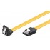 GOOBAY καλώδιο SATA 95018, γωνιακό, 6Gbps, 0.3m, κίτρινο