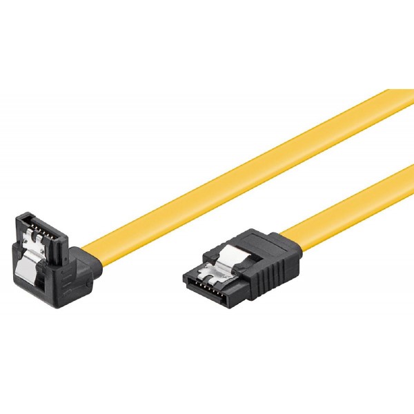 GOOBAY καλώδιο SATA 95020, γωνιακό, 6Gbps, 0.5m, κίτρινο GOOBAY καλώδιο SATA 95020, γωνιακό, 6Gbps, 0.5m, κίτρινο