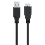 GOOBAY καλώδιο USB 3.0 σε USB 3.0 micro Τype B 95026, 1.8m, μαύρο GOOBAY καλώδιο USB 3.0 σε USB 3.0 micro Τype B 95026, 1.8m, μαύρο