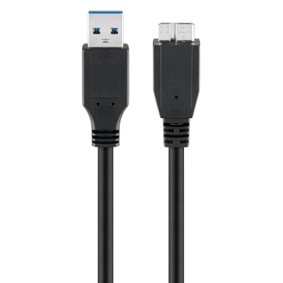 GOOBAY καλώδιο USB 3.0 σε USB 3.0 micro Τype B 95026, 1.8m, μαύρο GOOBAY καλώδιο USB 3.0 σε USB 3.0 micro Τype B 95026, 1.8m, μαύρο