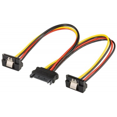 GOOBAY καλώδιο SATA Standard σε 2 SATA-Standard 90 °, 0.2m GOOBAY καλώδιο SATA Standard σε 2 SATA-Standard 90 °, 0.2m