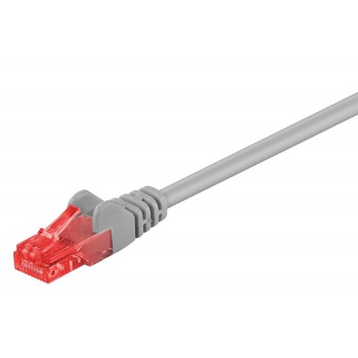 GOOBAY καλώδιο δικτύου 95250, CAT 6 U/UTP, CCA, 0.25m, γκρι GOOBAY καλώδιο δικτύου 95250, CAT 6 U/UTP, CCA, 0.25m, γκρι