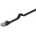 GOOBAY καλώδιο U/FTP CAT6 95387, flat, AWG 32/7, copper, 5m, μαύρο