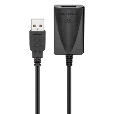 GOOBAY καλώδιο προέκτασης USB 95439, active, 480Mbps, 5m, μαύρο GOOBAY καλώδιο προέκτασης USB 95439, active, 480Mbps, 5m, μαύρο