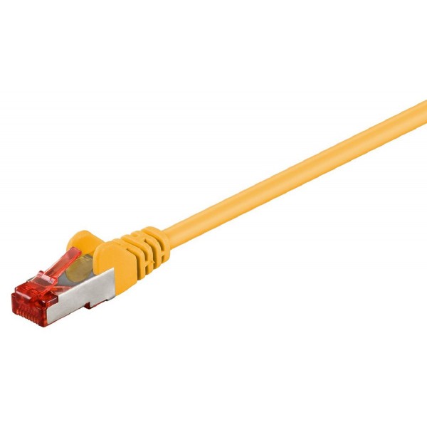 GOOBAY καλώδιο S/FTP (PiMF) CAT6 95483, CCA, AWG 27/7, 10m, κίτρινο GOOBAY καλώδιο S/FTP (PiMF) CAT6 95483, CCA, AWG 27/7, 10m, κίτρινο