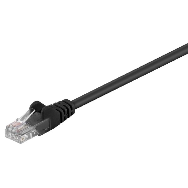 GOOBAY καλώδιο U/UTP CAT5e 95562, CCA, AWG 28/7, 1.5m, μαύρο GOOBAY καλώδιο U/UTP CAT5e 95562, CCA, AWG 28/7, 1.5m, μαύρο