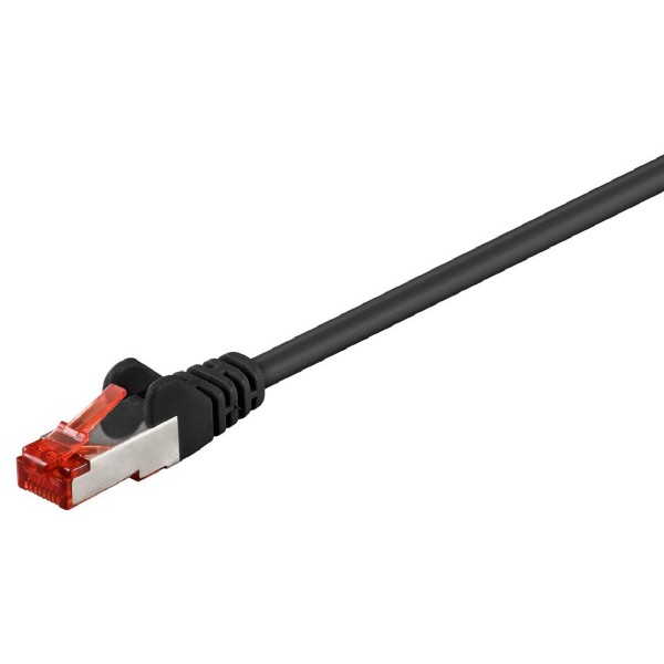 GOOBAY καλώδιο S/FTP (PiMF) CAT6 95572, CCA, AWG 27/7, 1.5m, μαύρο GOOBAY καλώδιο S/FTP (PiMF) CAT6 95572, CCA, AWG 27/7, 1.5m, μαύρο