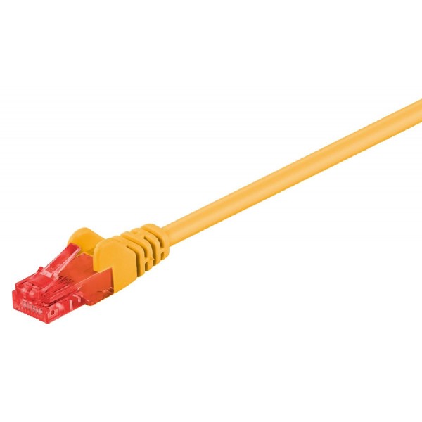 GOOBAY καλώδιο U/UTP CAT6 95590, CCA, AWG 24/7, 1.5m, κίτρινο GOOBAY καλώδιο U/UTP CAT6 95590, CCA, AWG 24/7, 1.5m, κίτρινο
