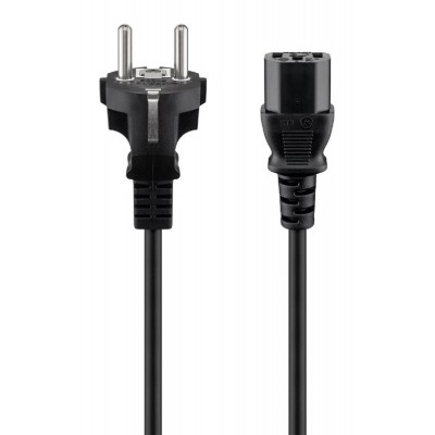 GOOBAY καλώδιο τροφοδοσίας 96036, 1mm², 3m, μαύρο GOOBAY καλώδιο τροφοδοσίας 96036, 1mm², 3m, μαύρο