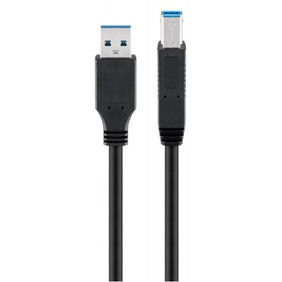 GOOBAY καλώδιο USB 3.0 SuperSpeed σε USB Type B 96119, 5m, μαύρο GOOBAY καλώδιο USB 3.0 SuperSpeed σε USB Type B 96119, 5m, μαύρο
