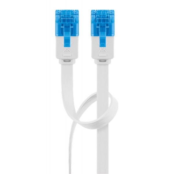 GOOBAY καλώδιο δικτύου 96380, CAT 6A U/UTP, flat, 500MHz, copper, 15m, λευκό GOOBAY καλώδιο δικτύου 96380, CAT 6A U/UTP, flat, 500MHz, copper, 15m, λευκό
