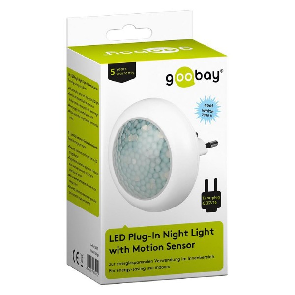 GOOBAY LED φωτιστικό 96501 με ανιχνευτή κίνησης, 6500K, 40lm, IP20 GOOBAY LED φωτιστικό 96501 με ανιχνευτή κίνησης, 6500K, 40lm, IP20