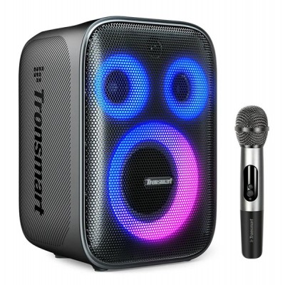 TRONSMART φορητό ηχείο Halo 200 με μικρόφωνο, 120W, 15000mAh, LED, μαύρο TRONSMART φορητό ηχείο Halo 200 με μικρόφωνο, 120W, 15000mAh, LED, μαύρο