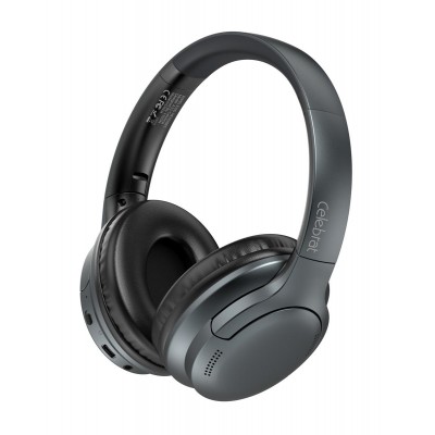 CELEBRAT headphones A33, ασύρματα & ενσύρματα, ANC, 40mm, 300mAh, μαύρα CELEBRAT headphones A33, ασύρματα & ενσύρματα, ANC, 40mm, 300mAh, μαύρα