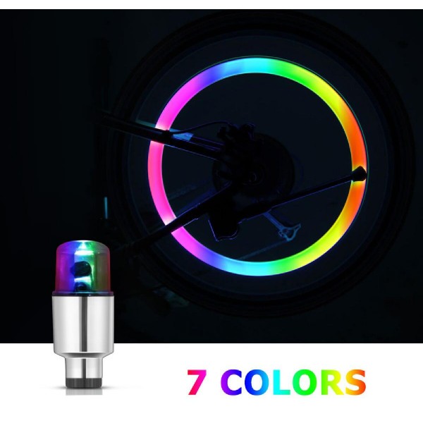 Καπάκι βαλβίδας ποδηλάτου AG190C, LED, 2τμχ, RGB Καπάκι βαλβίδας ποδηλάτου AG190C, LED, 2τμχ, RGB