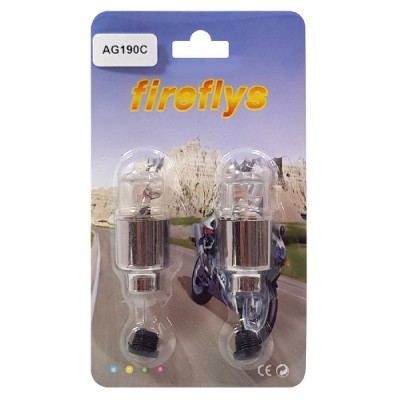 Καπάκι βαλβίδας ποδηλάτου AG190C, LED, 2τμχ, RGB Καπάκι βαλβίδας ποδηλάτου AG190C, LED, 2τμχ, RGB