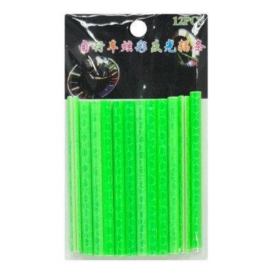 Ανακλαστικά για ακτίνες ποδηλάτου AG402A, πράσινο, 12τμχ Ανακλαστικά για ακτίνες ποδηλάτου AG402A, πράσινο, 12τμχ