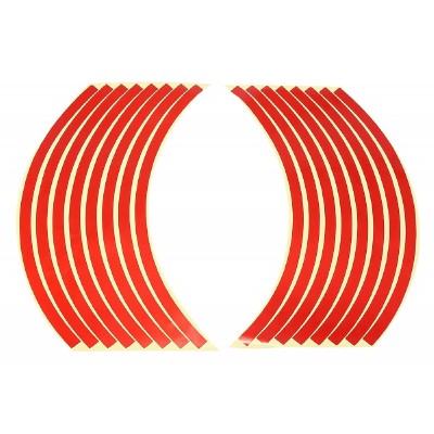 Ανακλαστικά αυτοκόλλητα ζαντών αυτοκινήτου AG555B, κόκκινο, 16τμχ Ανακλαστικά αυτοκόλλητα ζαντών αυτοκινήτου AG555B, κόκκινο, 16τμχ