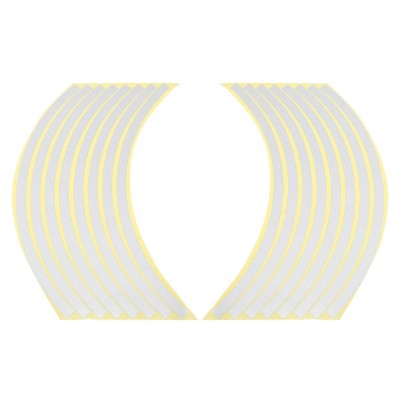 Ανακλαστικά αυτοκόλλητα ζαντών αυτοκινήτου AG555E, ασημί, 16τμχ Ανακλαστικά αυτοκόλλητα ζαντών αυτοκινήτου AG555E, ασημί, 16τμχ