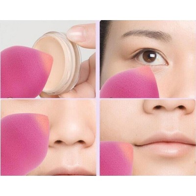 Σφουγγαράκια μακιγιάζ AG597 με θήκη, 40x60mm, διάφορα σχήματα, 4τμχ Σφουγγαράκια μακιγιάζ AG597 με θήκη, 40x60mm, διάφορα σχήματα, 4τμχ