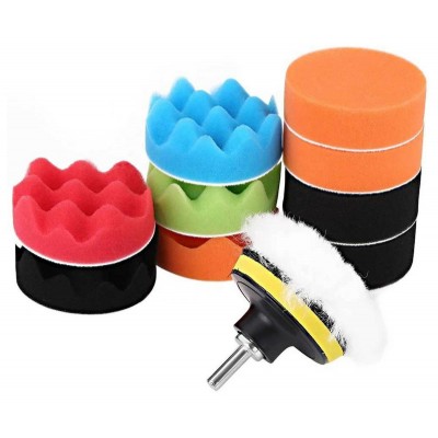 Σετ γυαλίσματος αυτοκίνητου AG671A, για δράπανο M14, 12τμχ Σετ γυαλίσματος αυτοκίνητου AG671A, για δράπανο M14, 12τμχ