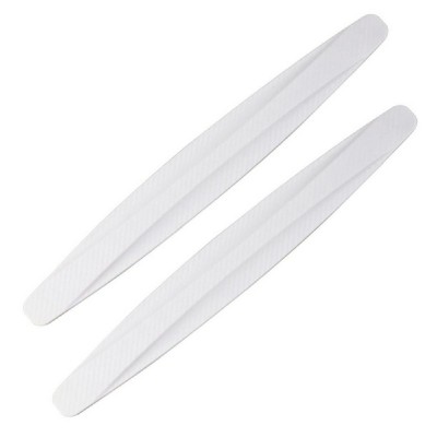 Προστατευτικά προφυλακτήρα αυτοκινήτου AG679J, αυτοκόλλητα, λευκό, 2τμχ