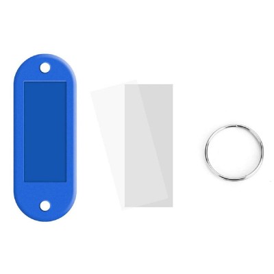 Μπρελόκ κλειδιών με ετικέτα AG739, διάφορα χρώματα, 100τμχ Μπρελόκ κλειδιών με ετικέτα AG739, διάφορα χρώματα, 100τμχ