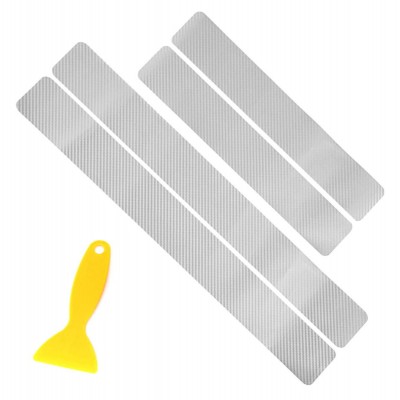 Προστατευτικά σκαλοπατιού πόρτας αυτοκινήτου AG759A, αυτοκόλλητα, ασημί, 4τμχ Προστατευτικά σκαλοπατιού πόρτας αυτοκινήτου AG759A, αυτοκόλλητα, ασημί, 4τμχ