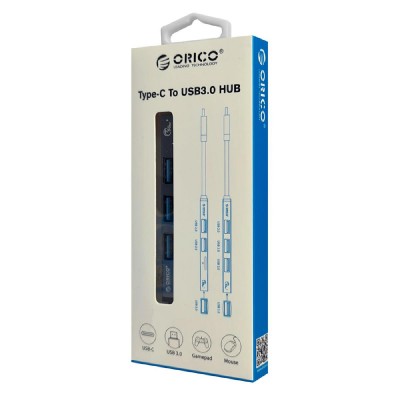 ORICO USB Type-C hub AH-13, 4x USB ports, γκρι ORICO USB Type-C hub AH-13, 4x USB ports, γκρι