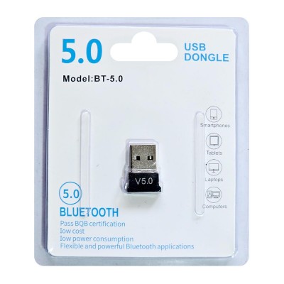 USB αντάπτορας Bluetooth 5.0 AK325A, μαύρος USB αντάπτορας Bluetooth 5.0 AK325A, μαύρος