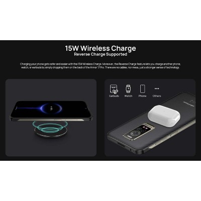 ULEFONE smartphone Armor 17 Pro, 6.58" 8/256GB, 5380mAh, IP68/69K, μαύρο ULEFONE smartphone Armor 17 Pro, 6.58" 8/256GB, 5380mAh, IP68/69K, μαύρο