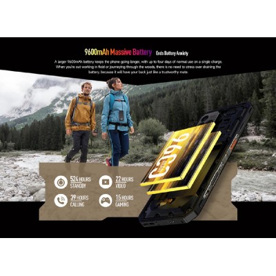 ULEFONE smartphone Power Armor 18T Ultra, 5G, 6.58" 12/512GB, μαύρο ULEFONE smartphone Power Armor 18T Ultra, 5G, 6.58" 12/512GB, μαύρο