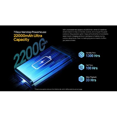 ULEFONE smartphone Armor 24, 6.78", 12/256GB, 22000mAh, IP68/IP69K, μαύρο ULEFONE smartphone Armor 24, 6.78", 12/256GB, 22000mAh, IP68/IP69K, μαύρο