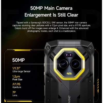 ULEFONE smartphone Armor Mini 20, 4.7", 8/256GB, 4G, 6200mAh, IP68/IP69K, μαύρο ULEFONE smartphone Armor Mini 20, 4.7", 8/256GB, 4G, 6200mAh, IP68/IP69K, μαύρο