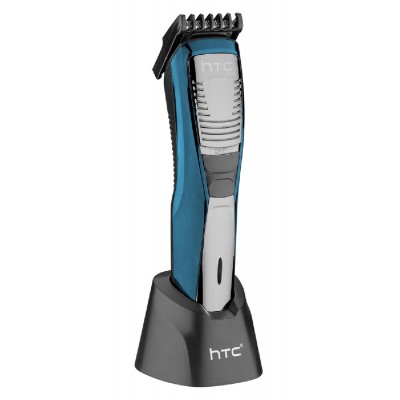 HTC ασύρματη κουρευτική μηχανή AT-029, 4 μήκη κοπής, αδιάβροχη, μπλε HTC ασύρματη κουρευτική μηχανή AT-029, 4 μήκη κοπής, αδιάβροχη, μπλε