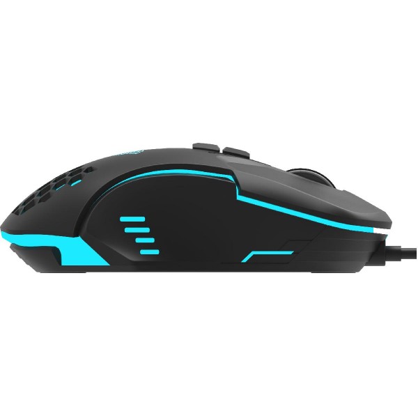 AULA ενσύρματο gaming ποντίκι Wind F809, 3200DPI, 7 πλήκτρα, RGB, μαύρο